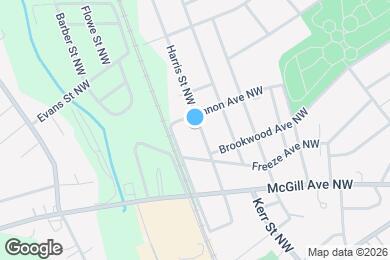 Map image of the property - 529 Harris St NW