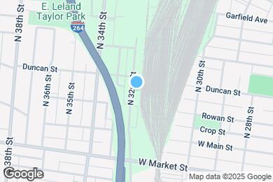 Map image of the property - 211 N 32nd St