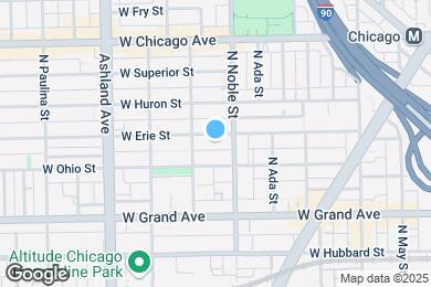 Map image of the property - 1417 W Erie St