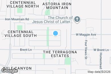 Map image of the property - 8913 W Wolf Dancer Ave