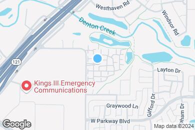 Map image of the property - Lakeside at Coppell Apartments