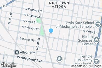 Map image of the property - 3413 N 19th St