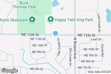 Map image of the property - 1125 Oak Creek Dr