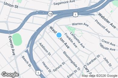 Map image of the property - 276 Washington Ave