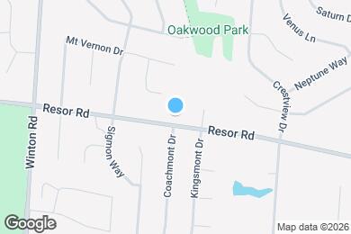 Map image of the property - 2484 Resor Rd