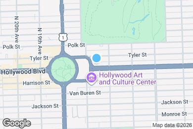 Map image of the property - 1635 Hollywood Blvd