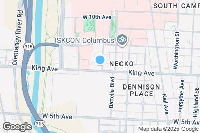 Map image of the property - 462 King Ave