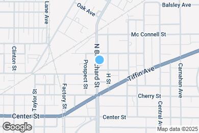 Map image of the property - 501 N Blanchard St