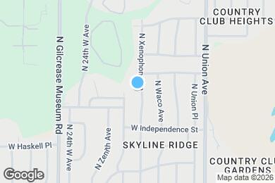 Map image of the property - 852 N Xenophon Ave