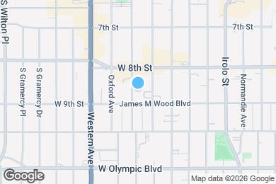 Map image of the property - 840 S Serrano Ave