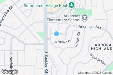 Map image of the property - 17035 E Florida Pl