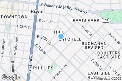 Map image of the property - 1328 Baker Ave