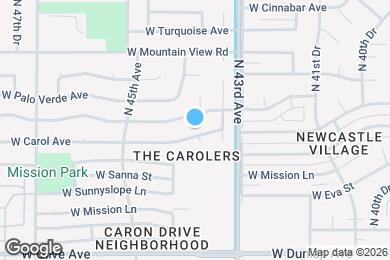 Map image of the property - 4336 W Carol Ave
