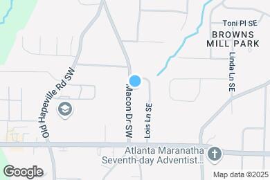 Map image of the property - 2602 Macon Dr SW