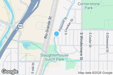 Map image of the property - 5357 S Prescott St