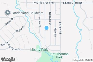 Map image of the property - 1219 Saturn Dr