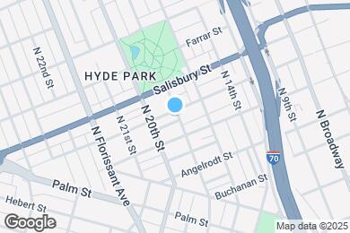 Map image of the property - 1900 Mallinckrodt St