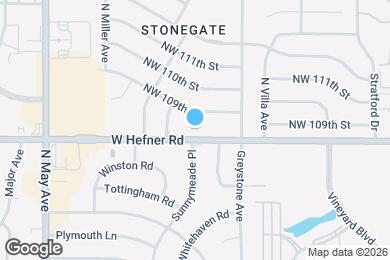 Map image of the property - 2533 W Hefner Rd
