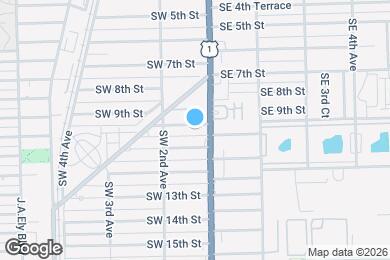 Map image of the property - 25 SW 10th St