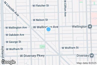 Map image of the property - 1244 W Oakdale Ave