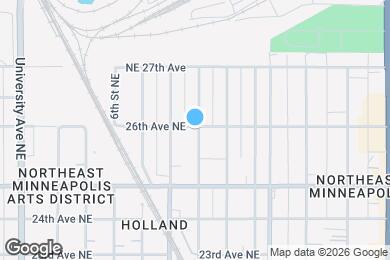 Map image of the property - 2550 Jefferson St NE