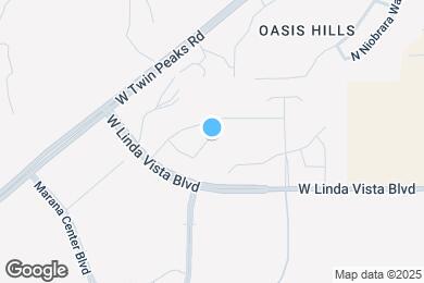 Map image of the property - 9690 N Rancho Lozano