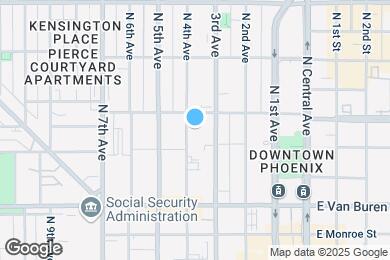 Map image of the property - 377 N 4th Ave