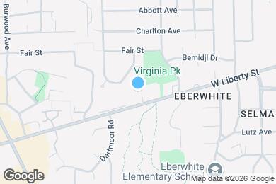 Map image of the property - 1722 W Liberty St