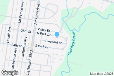 Map image of the property - 189 N Park Dr