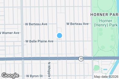 Map image of the property - 2950 W Belle Plaine Ave