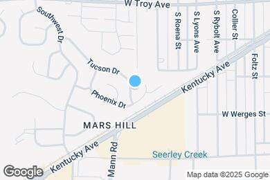 Map image of the property - 4412 Tucson Dr