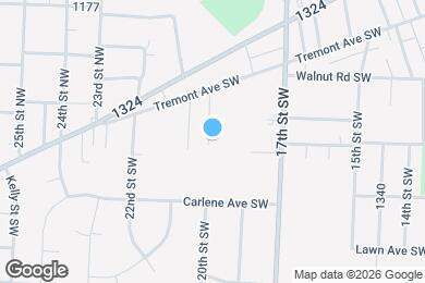 Map image of the property - 834 Lauri Jo Ln SW