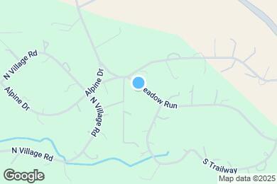 Map image of the property - 10032 E Meadow Run