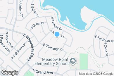 Map image of the property - 17487 E Plateau Dr
