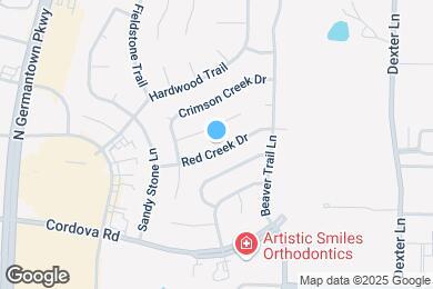 Map image of the property - 8262 Red Creek Dr