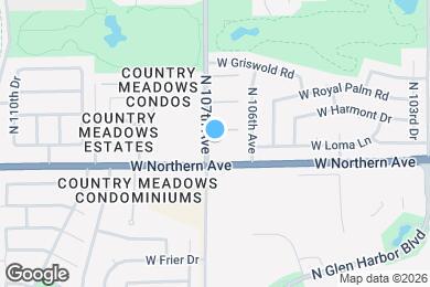 Map image of the property - 8101 N 107th Ave
