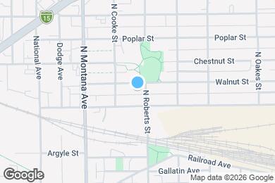 Map image of the property - 1323 Walnut St