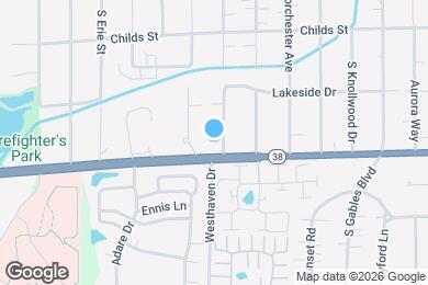 Map image of the property - 624 S Pierce Ave