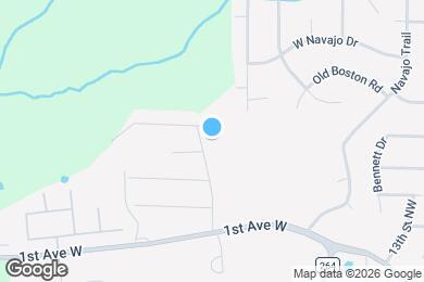 Map image of the property - 330 Navajo Pines Dr