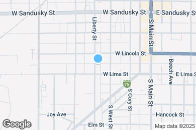 Map image of the property - 717 Liberty St
