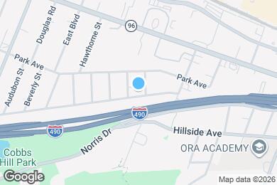 Map image of the property - 1016 Harvard St