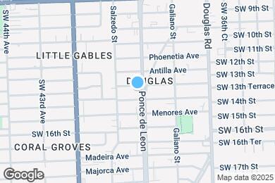 Map image of the property - 1300 Ponce de Leon Blvd