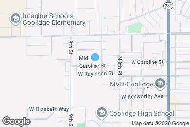 Map image of the property - 806 W Caroline St