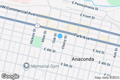 Map image of the property - 214 E 3rd St