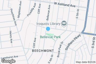 Map image of the property - 4705 Bellevue Ave