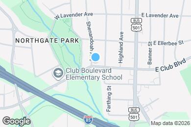 Map image of the property - 108 W Club Blvd