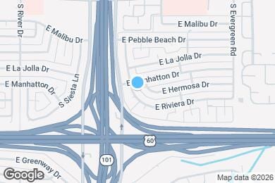 Map image of the property - 2310 E Riviera Dr