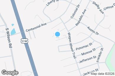 Map image of the property - 2921 Crockett Ct