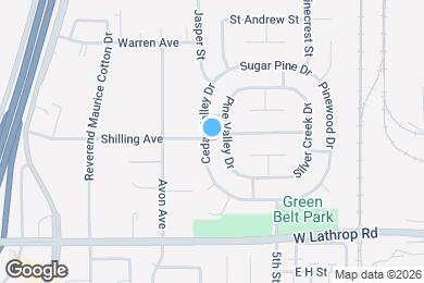 Map image of the property - 14510 Cedar Valley Dr