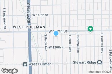 Map image of the property - 11921 S Lowe Ave